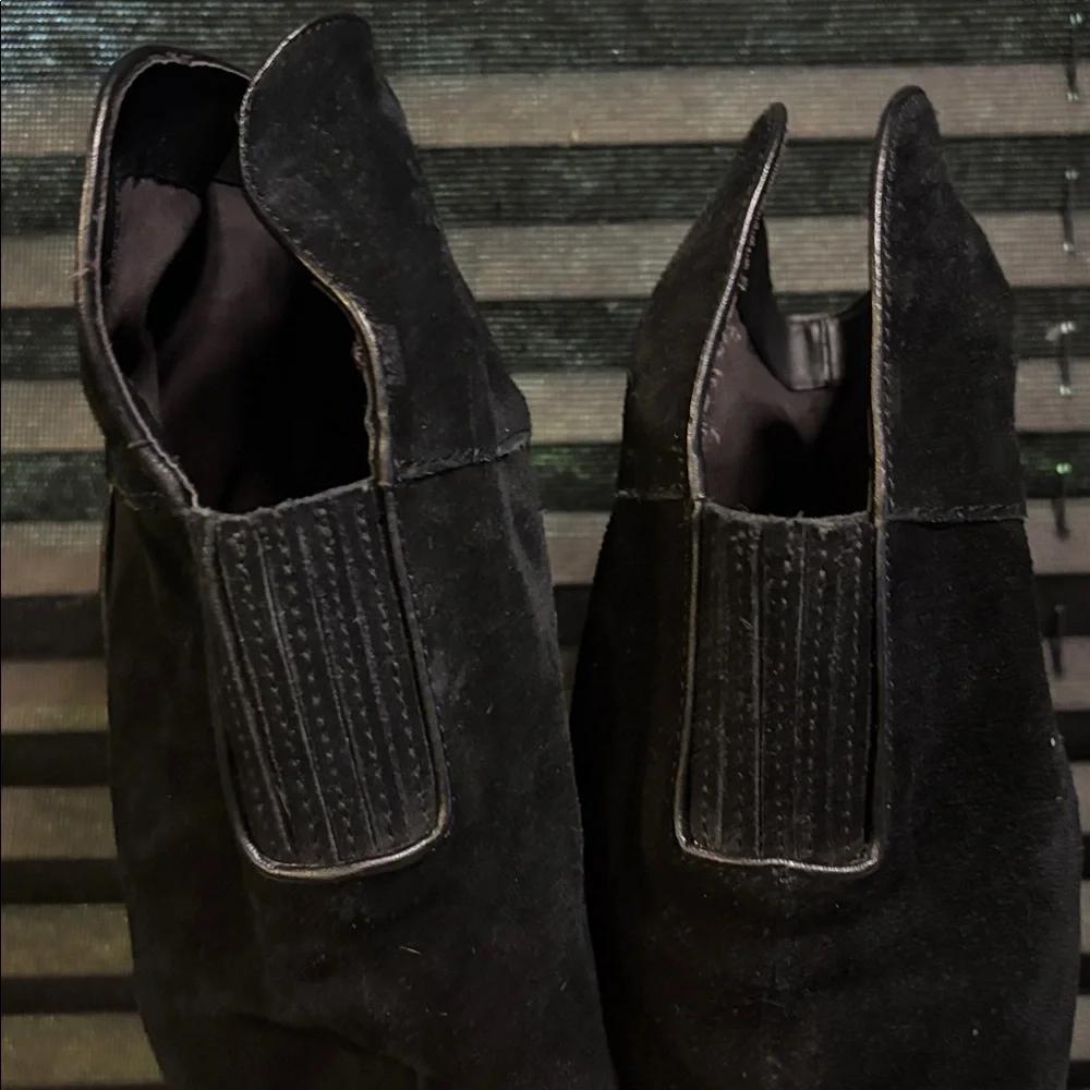 Dolce‎ Vita Ohanna Black Suede Over the Knee Round Toe Block Heel Boot WN 11